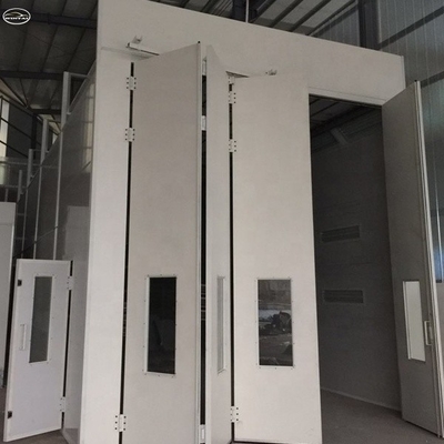 ディーゼルバーナートラックスプレーブース 220V 39KW LEDライトと11KWファン