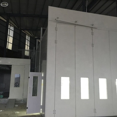 ディーゼルバーナートラックスプレーブース 220V 39KW LEDライトと11KWファン