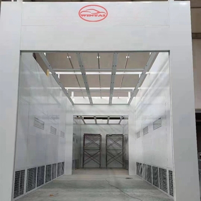 25m トラックスプレーブース ロックワール壁板と様々な 負荷速度なし