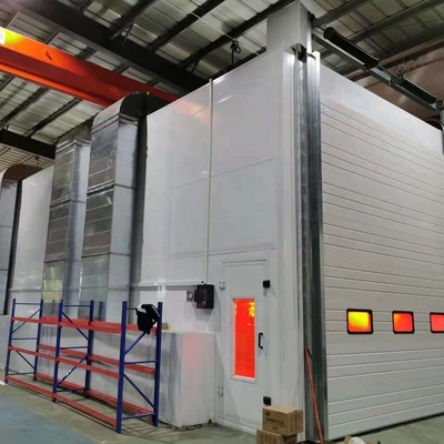 25m トラックスプレーブース ロックワール壁板と様々な 負荷速度なし