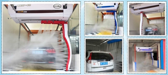 シャンプーで洗浄するU8自動タッチレス洗車機の便利さを体験