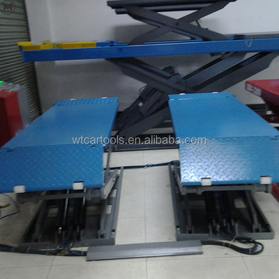 3600kgs リフティング容量 220V シザーリフター カーリフター 地上に設置するために