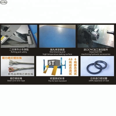 2.2KWのモーターパワーと480mmのセカンドリージャックリフティングの高さを持つ水力自動車ランプ