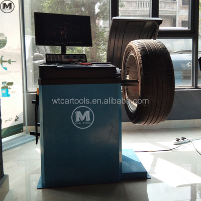 全自動タイヤバランサーマシン 0.37kw 220v 速度バランス