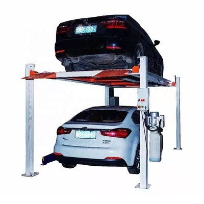 車両用エレベーター用4柱式駐車場リフト 12台積載数量 低メンテナンスコスト