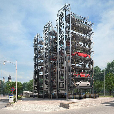 モーターチェーン駆動垂直回転式駐車エレベーター 多階建て 40トンの容量