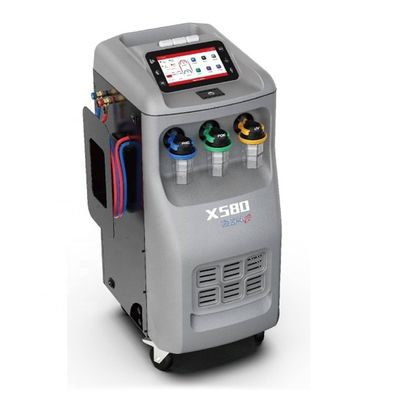 18kgs Cylinder Capacity X580 R1234YF AC Recharge and Flushing Machine with Printer