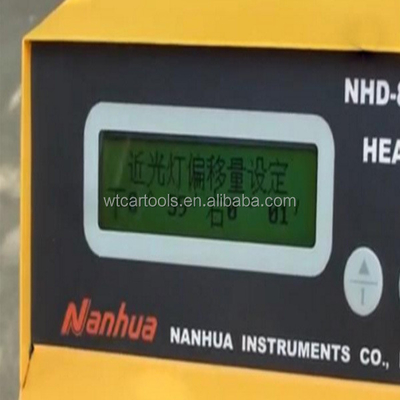レーザーアライナメント機能を持つ鋼製NHD-8101ヘッドライトテスト機 幅59cm