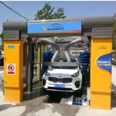 全自動トンネル洗車機 高圧洗車機 10ブラシ ロールオーバー洗車システム PLC制御システム