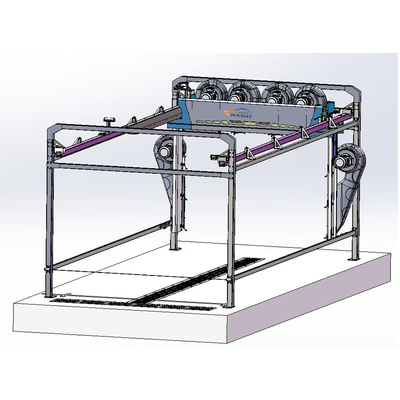 シングルアームタッチレス洗車機、6基の乾燥機、8m x 5mmレールサイズ、タッチフリー自動洗車水再利用システム