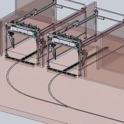 ローリングカーウォッシュシステム 304ステンレス鋼 自動ノンタッチ洗車ロボット ノンタッチ洗車設備