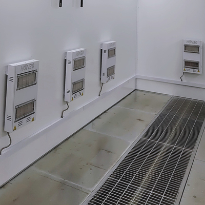 CE承認済み自動車塗装機 欧州型ファン付き屋外自動車塗装ブース