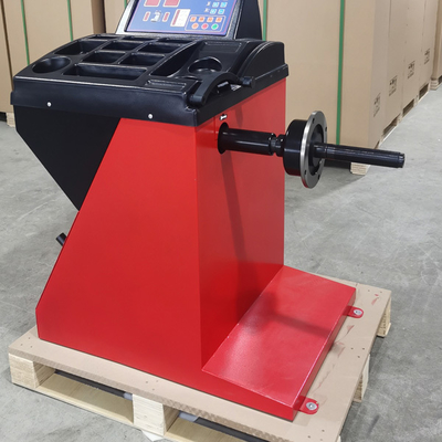 標準型円形 車用タイヤバランス機 繊細なプラスチックフード タイヤバランス機 自動校正と自己診断プログラム 車用タイヤバランス機器