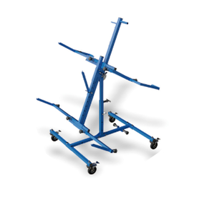 カーボディーショップの車用スプレーブースで使用される車用塗装ラック