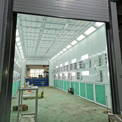 OEMカスタマイズされた工業用塗装ブース金属粉体塗装スプレーブース15000mm