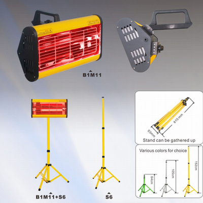 赤外線塗装乾燥ランプ ハンドヘルド塗装硬化装置 車用乾燥ライト
