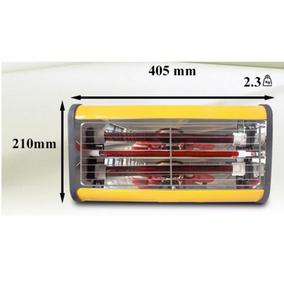 赤外線塗装乾燥ランプ ハンドヘルド塗装硬化装置 車用乾燥ライト