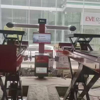 4PCS カメラ コンピュータ コントロール 日光 輪の調整 機械 多言語サポート 4 タイヤの調整 機械 ポータブル 輪の調整 機械