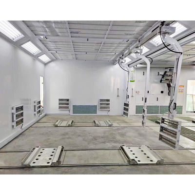 車用塗料スプレー室 焼物 自動準備室 塗料ライン