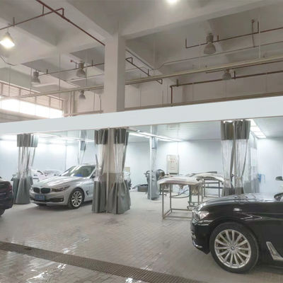 車用塗料スプレー室 焼物 自動準備室 塗料ライン