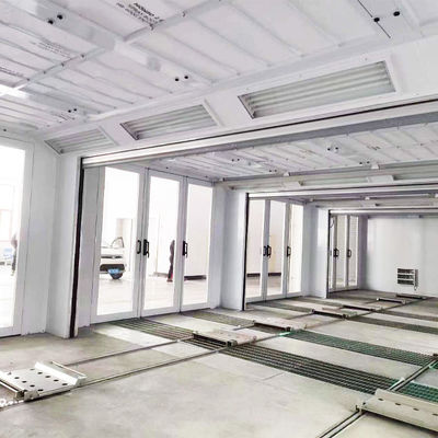 車用塗料スプレー室 焼物 自動準備室 塗料ライン