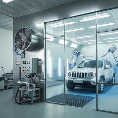 5.5KWのヨーロッパ型吸気扇 300mmの鋼筋構造ベースと調整可能なベンチの高さ 40cm - 118cm