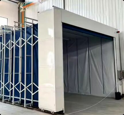 300mm Steel Structure Automotive Painting Booth with G10 Diesel Burner and Digital Control Panel