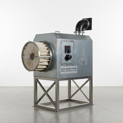 ディーゼル暖房システム搭載自動車塗装ブース（フィルターバッグ吸気フィルター、300mm鋼構造付き）