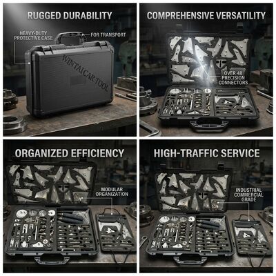 トラック バスと商用車のトランスミッションサービスのための48点重用ATFアダプターキット